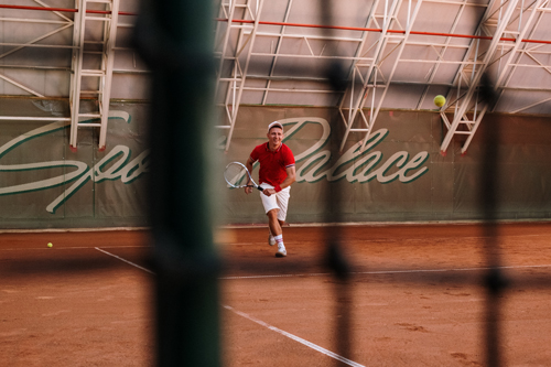 illustration représentant Pascal Thirifays, le président du club du tennis du Landou